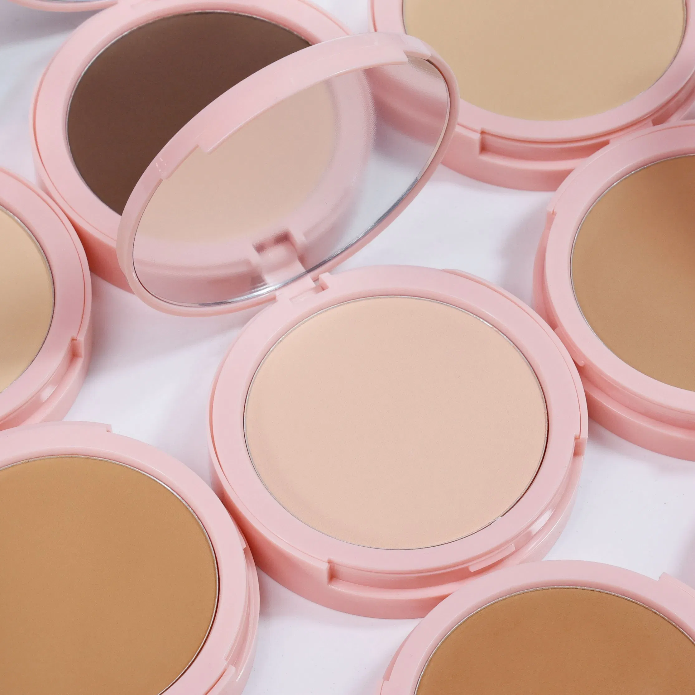 Custom Logo Face Compact Powder Foundation Cosmetic Setting Pressed Powder