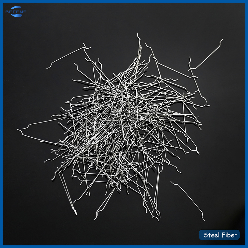 Wholesale Concrete Reinforcement Materials Loose Hooked End Steel Fiber for Industrial Floors