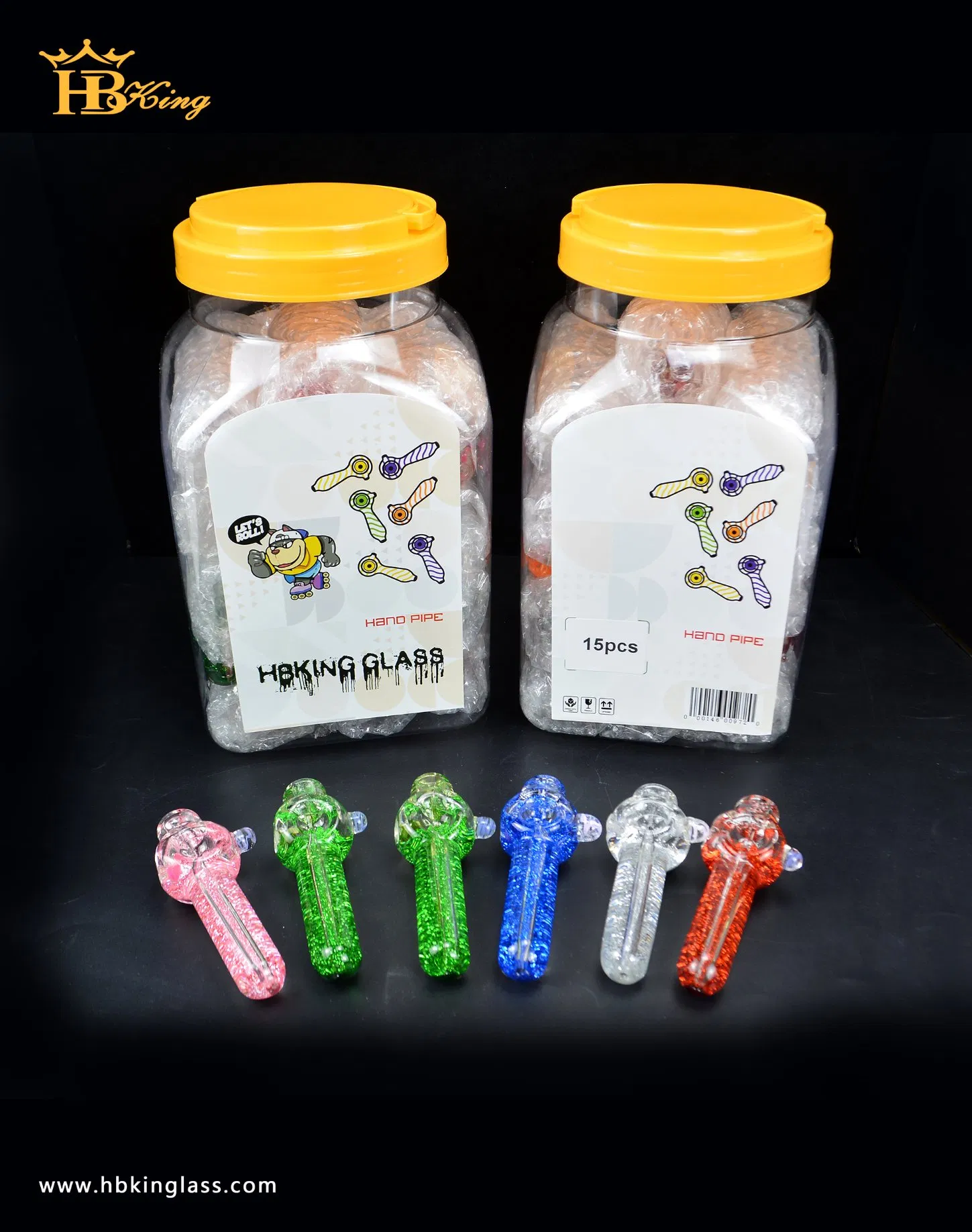 Various Designs Glass Carb Caps 80PCS/Can Glass Smoking Accessories