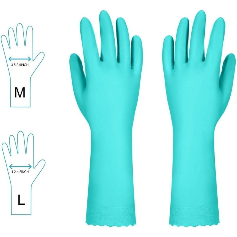 Promotional Factory Outlet Inexpensive Cotton Lining Reusable Home Dishwashing Cleaning Gloves