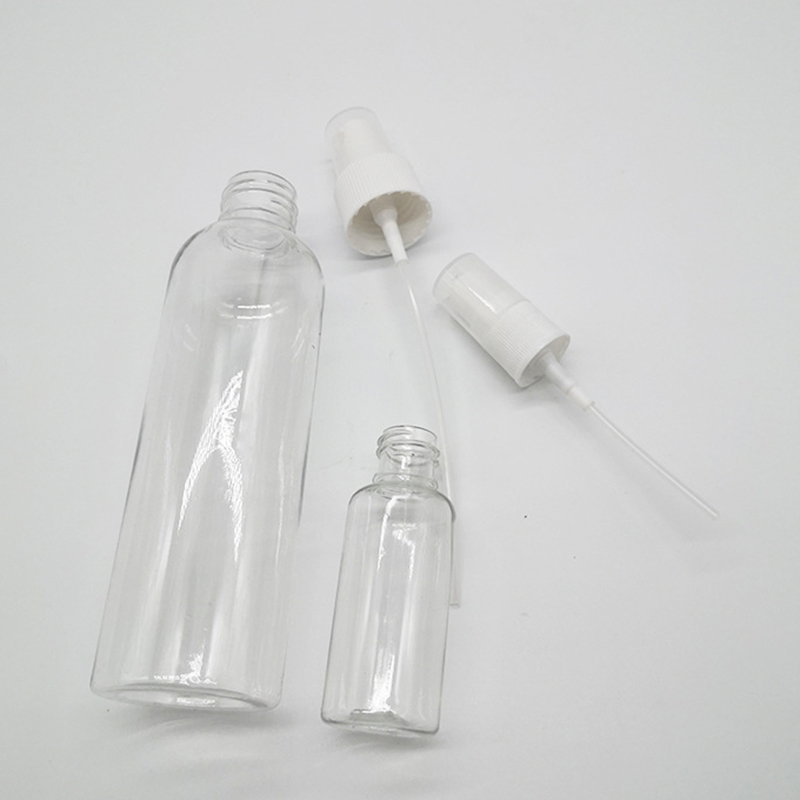 Empty Plastic Transparent Refillable Fine Mist Spray Bottle, Clear Empty Spray Bottles Plastic Refillable Cosmetic Container Wbb13323