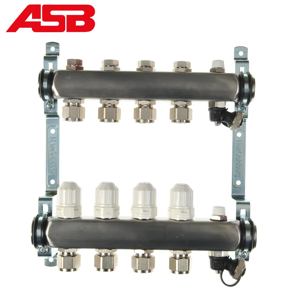 Manifolds Installation 5 Years Water Floor Heating Colector Brass Mnifolds