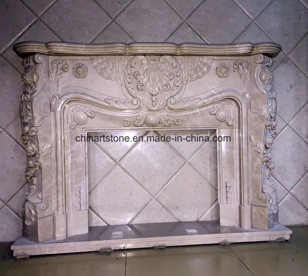 China Marble Nature Stone Modern and Antique Fireplace for Home Decoration
