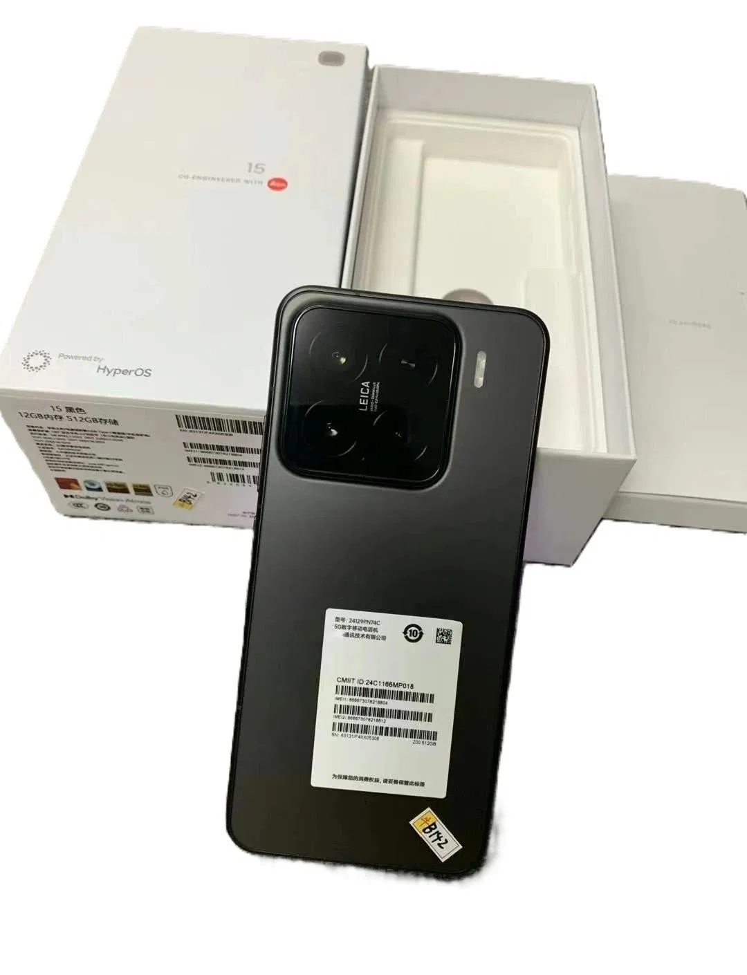 New Original Smartphone Second Hand Mobile for Used Global Version Mi 15 6.36'' Amoled Cellular Phone