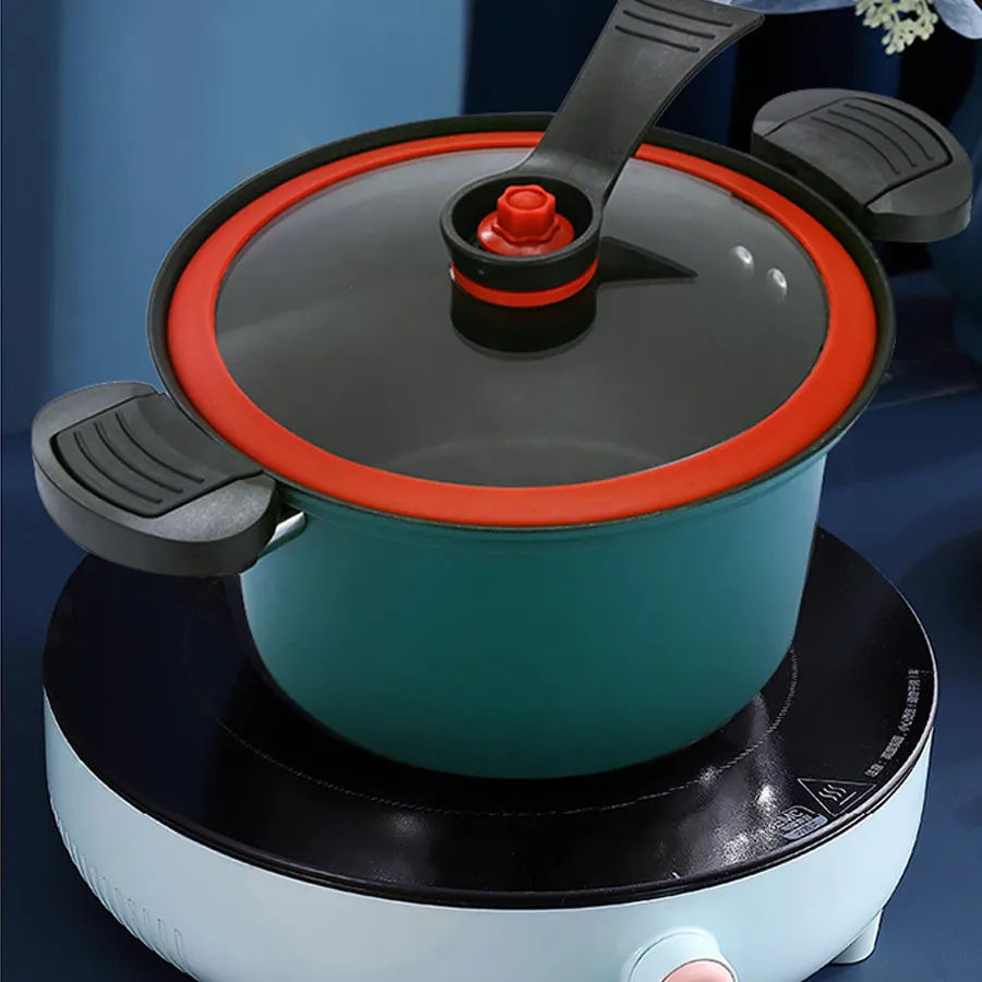 Multi-Functional Vacuum Non-Stick Micro-Pressure Iron Stew Soup Pot Hot Pot