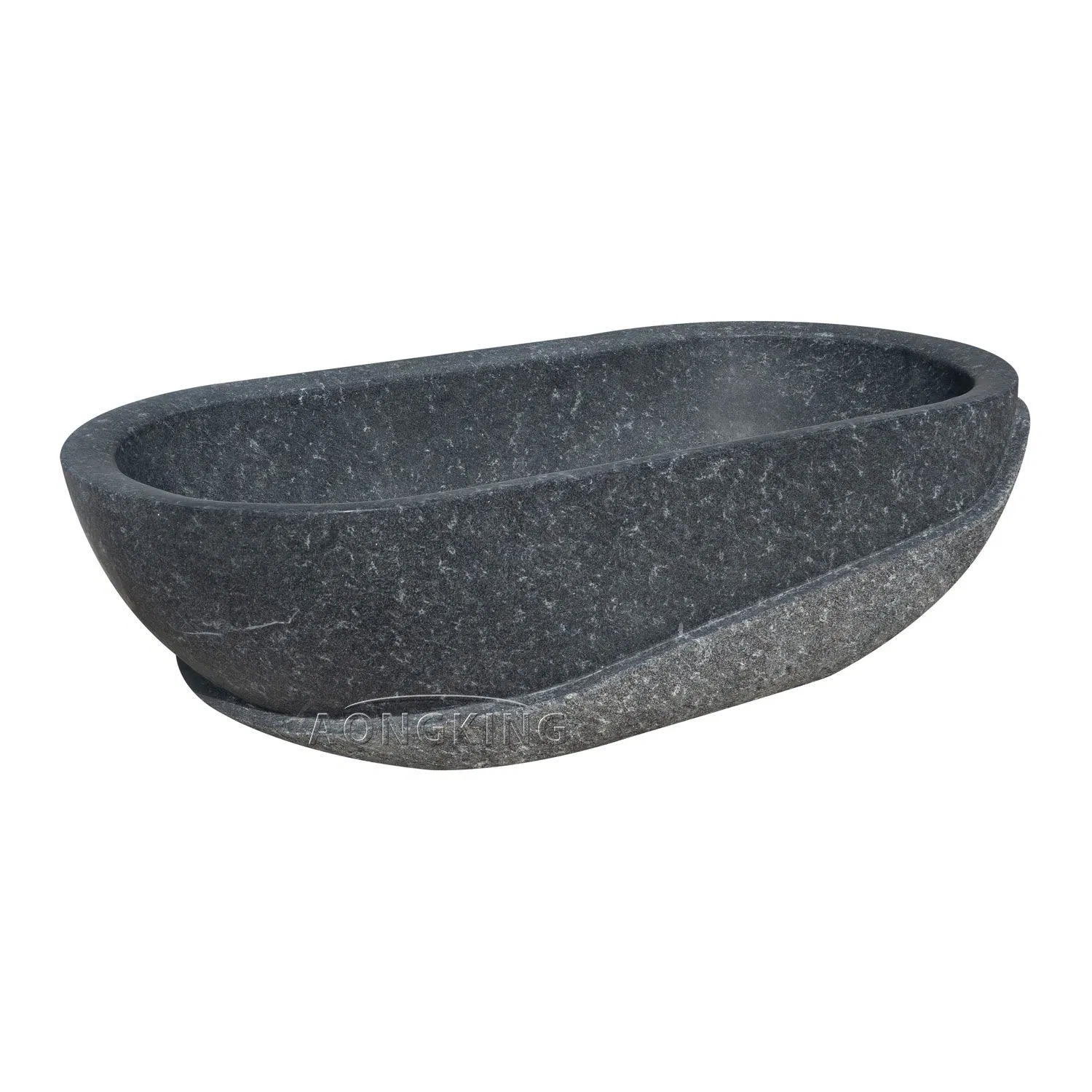 Creative Black Color Nature Marble Bathtub Statue