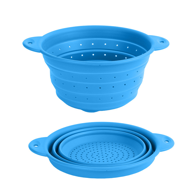 Collapsible Colander with Foldable Basket for Kitchen Efficiency