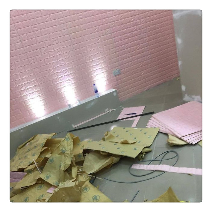 Водостойкие 3D обои-наклейки 'Кирпич' для стен