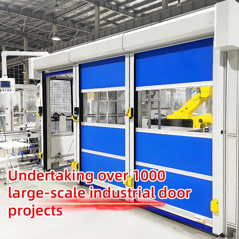 Promotion Fast Stacking Door Automatic Induction High-Speed PVC Warehouse Rolling Door Industrial Electric Door