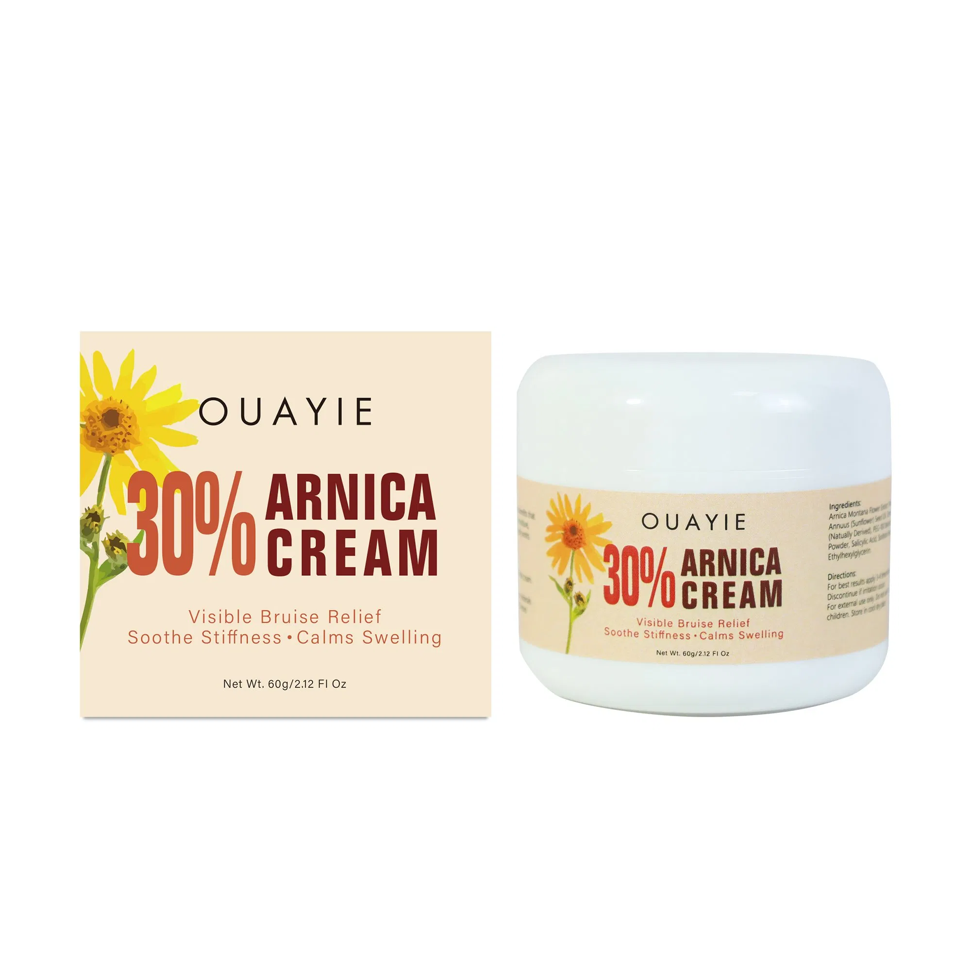 Beauty Cosmetics Soothing Moisturizing Bruise Relief Mountain Gold Car Flowers Cream