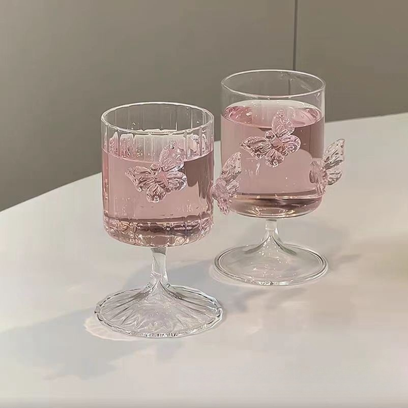 Бокал для вина с бабочкой, вертикальный, 360 мл