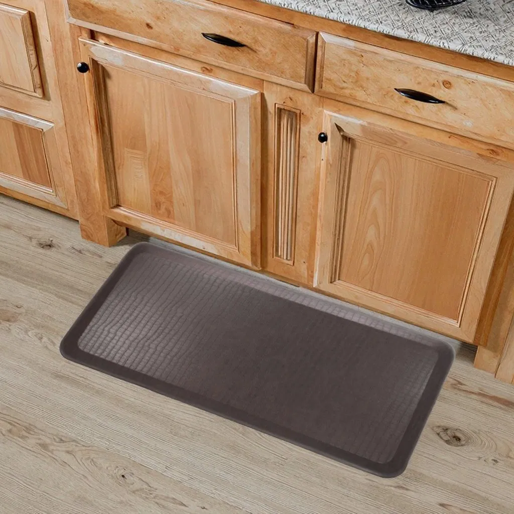 Ergonomic Multi-Purpose Non-Slip Standing Support Pad 21mm Thick PVC Kitchen Anti-Fatigue Mat