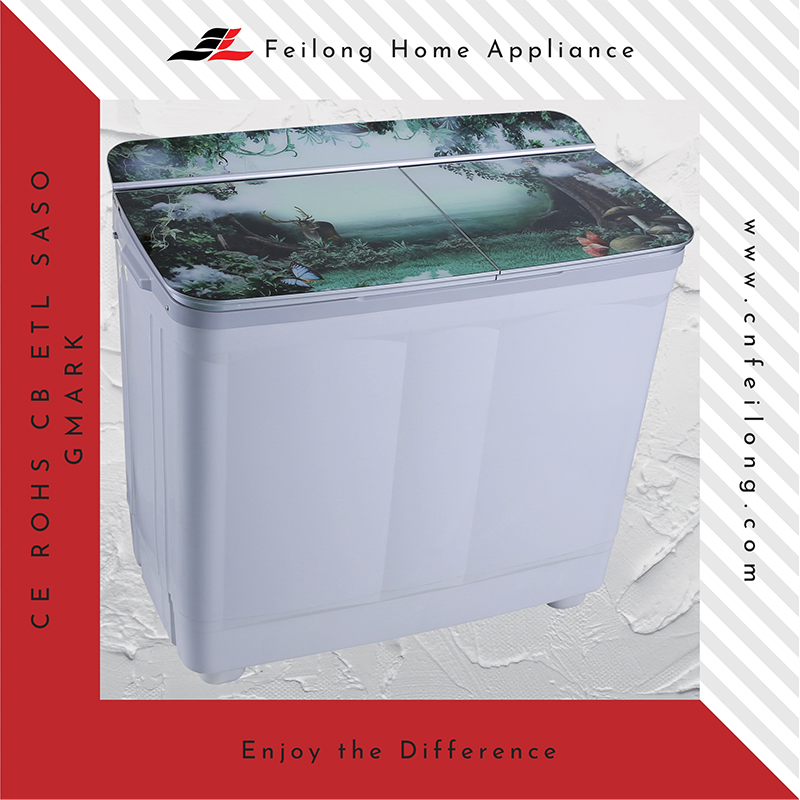 8 Kg Two Tub Semi Auto Washing Machine