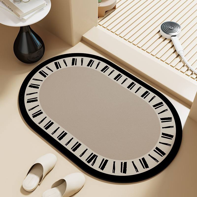 Wholesale Cartoon Dachshund Quick Dry Drop Anti Stain Bathroom Mat for Home Use