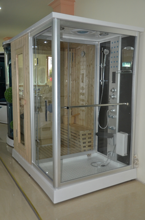 Foshan Cheap Wooden Seks Mini Sauna Steam Cabin Shower Room