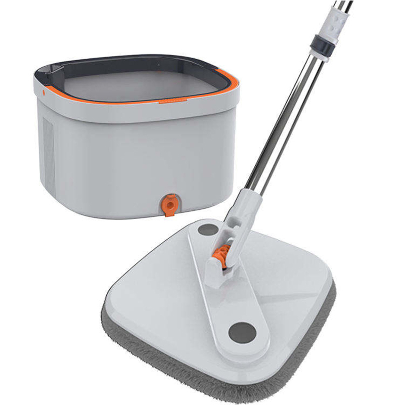 Вращающаяся швабра с ведром и микрофиброй