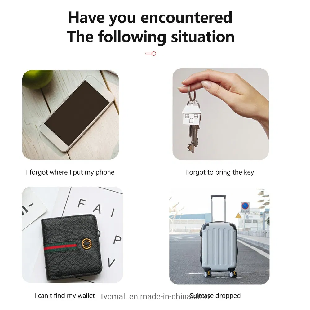 Fd02 Tuya Lightweight Bluetooth Anti-Lost Alarm Device Portable Smart Tracker Item Locator Key Finder - Blue