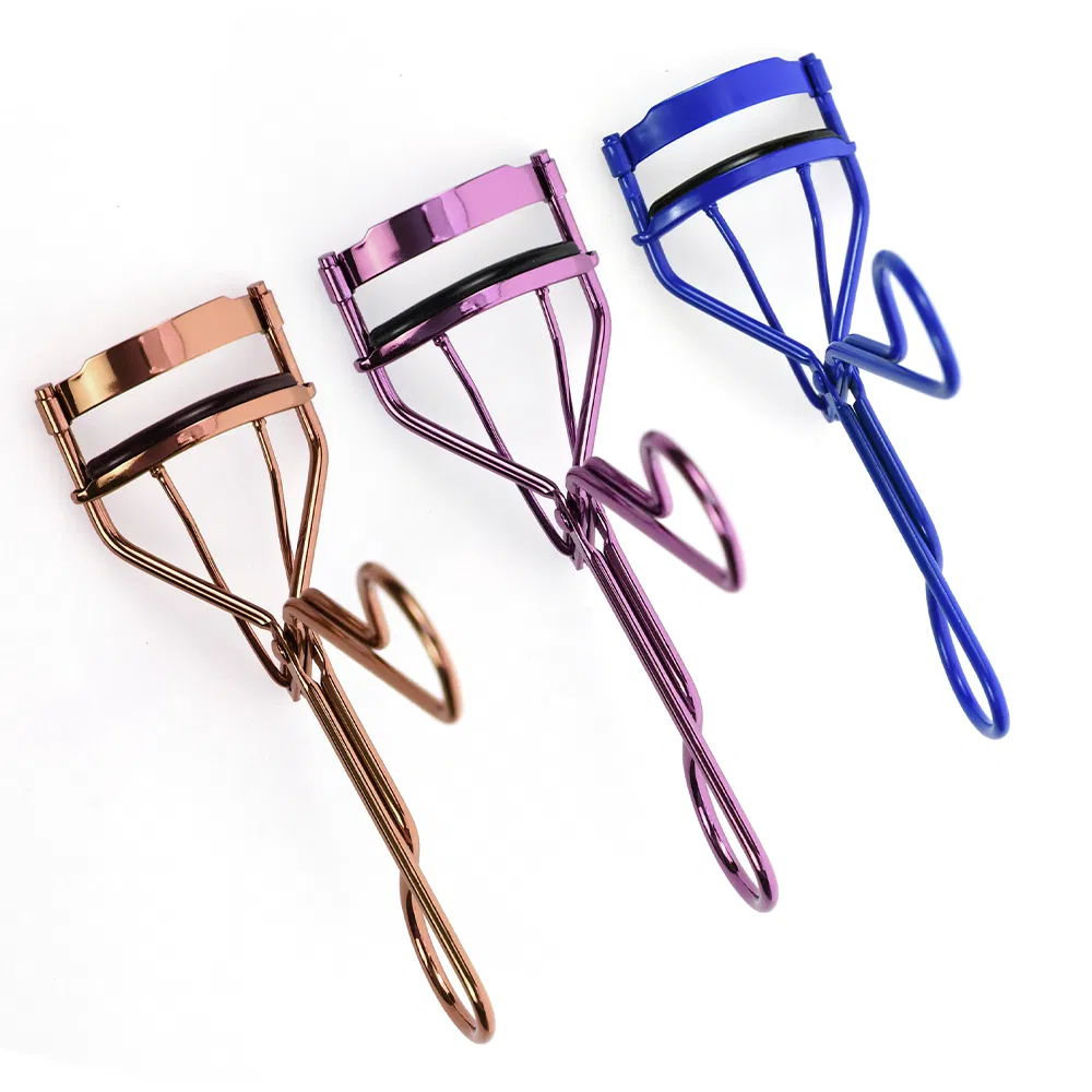 Beauty Stainless Steel Color Cosmetic Makeup Eyelash Curler Natural Long Lasting False Lashes Curling Clip