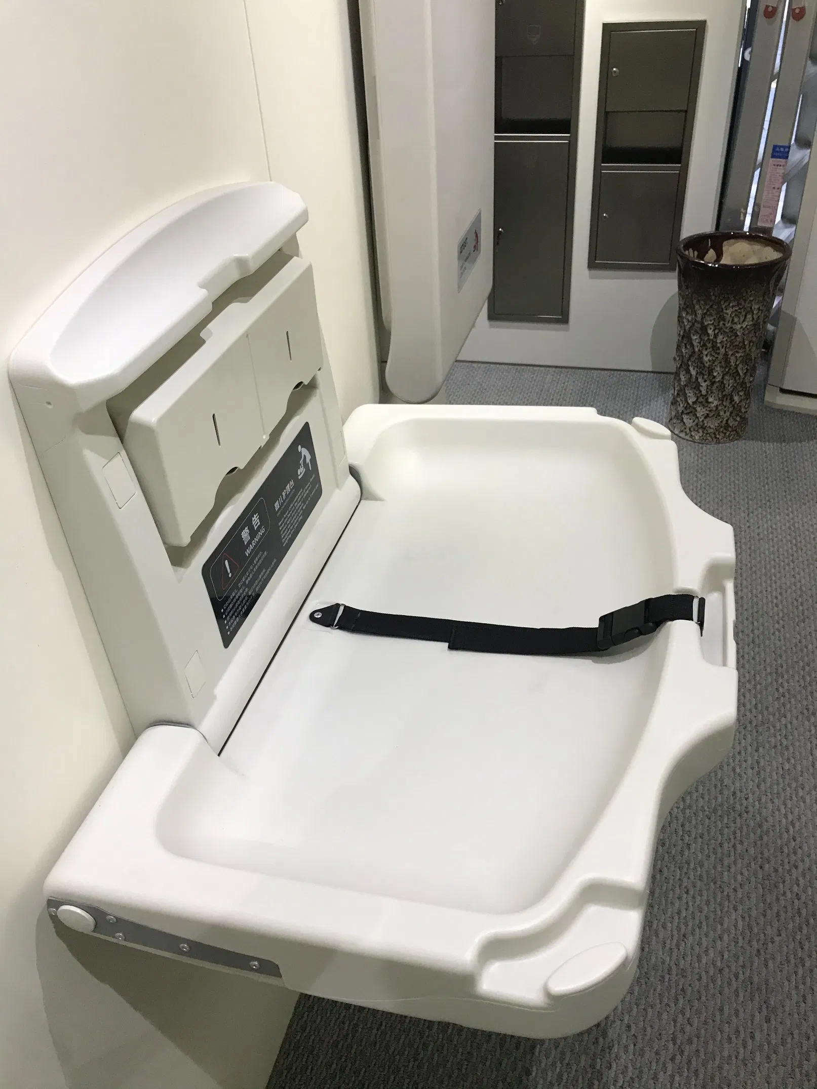Commercial Baby Changing Station Foldable Diaper Changer for Public Restroom