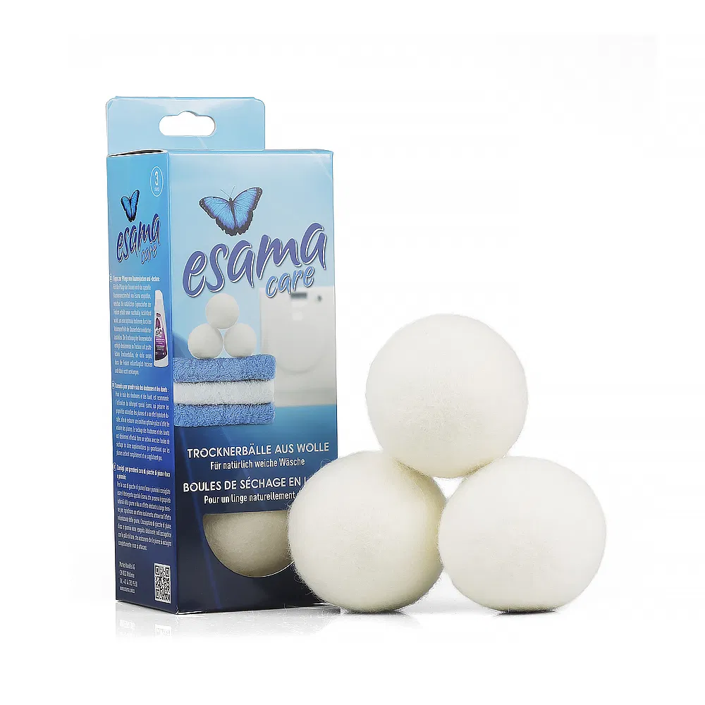 Custom 100% New Zealand Organic Wool Dryer Balls for Laundry