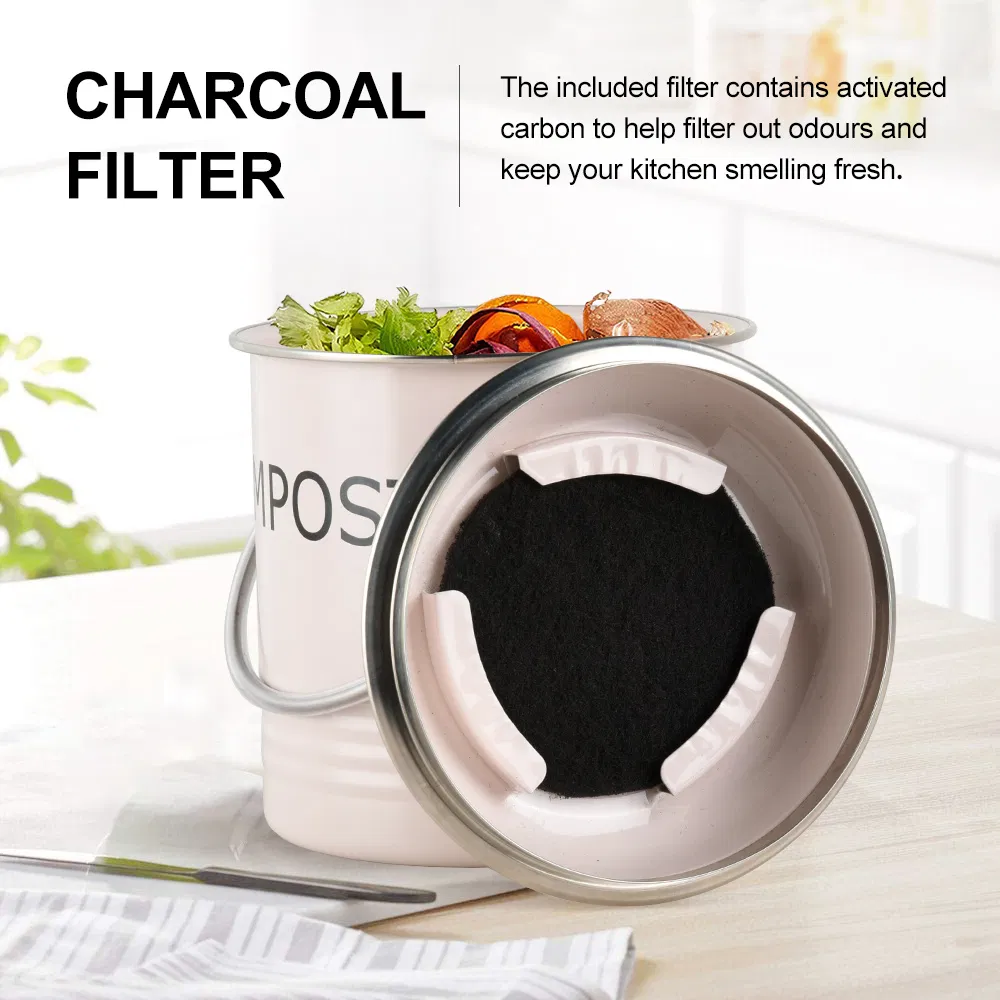 Компостный контейнер для кухни из нержавеющей стали