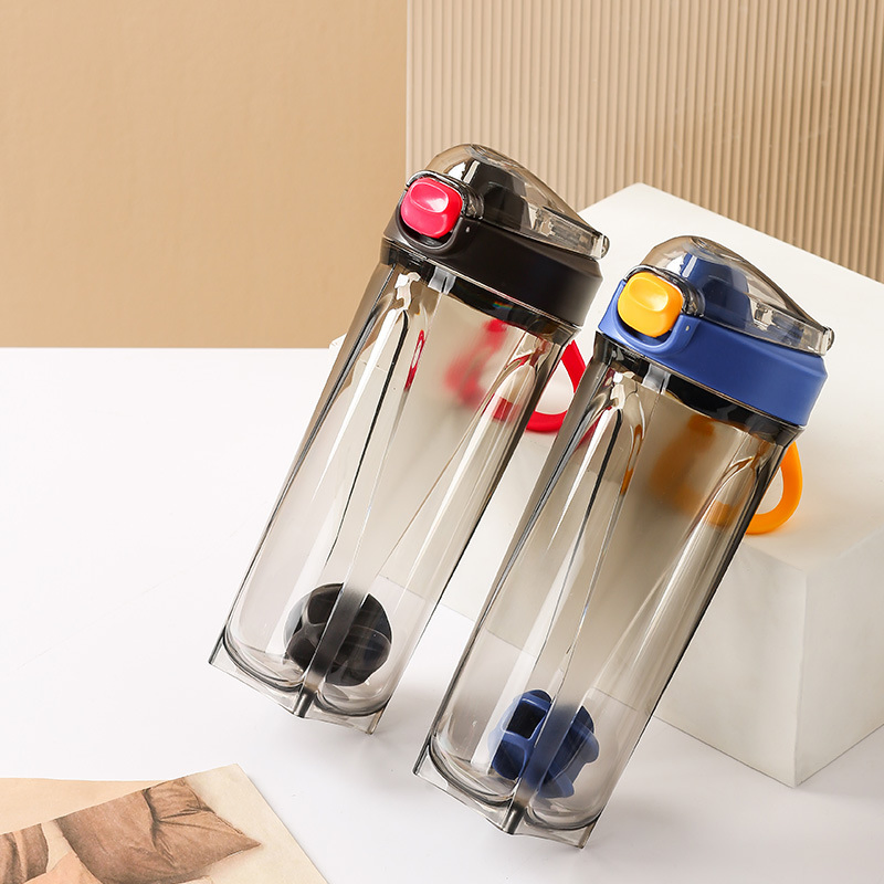 Спортивная бутылка для воды с крышкой-непроливайкой, 650 мл