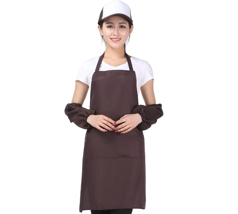 Wholesale Custom Unfiorm Promotion Waterproof Cooking Coffee Bib Kitchen Waist Resterant Apron