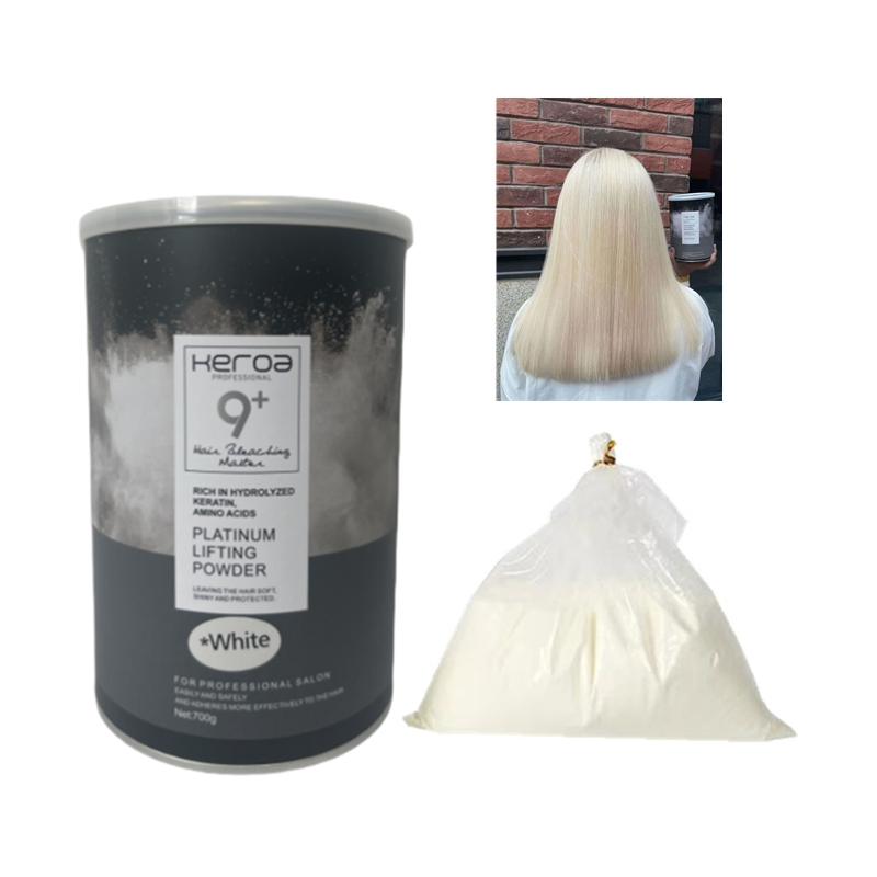 Keroa 9+ Professional Quick Hair Color Fading Ammonia Free Hair Bleaching Powder