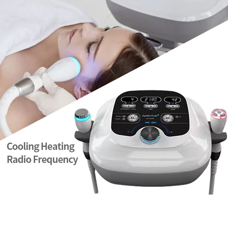 Apollo Duet Hot Cold Electroporation Mesotherapy Cooling Heating Cryo Facial Freeze Skin