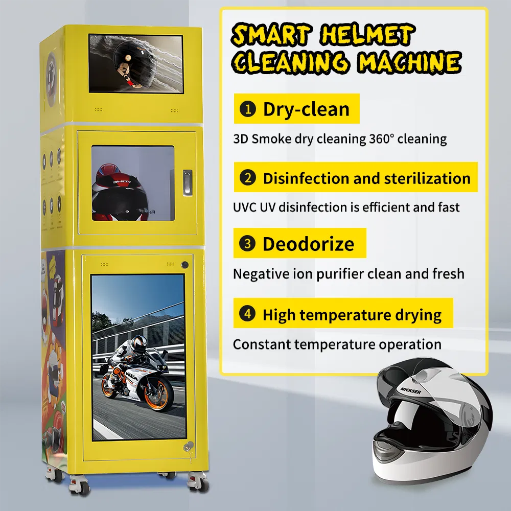 Upus Advanced Smart Uvend Helmet Cleaning Station with Wi-Fi Connectivity