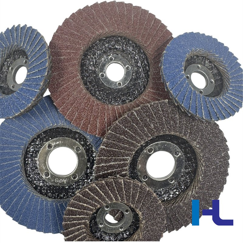 2'' 3'' Calcined Aluminium Oxide Mini Abrasive Flap Disc with Fiberglass Backing for Polishing Metal
