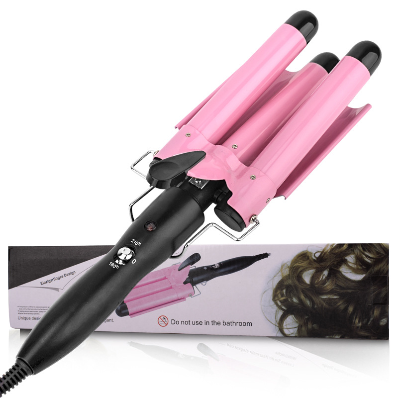 Hot Style Three-Tube Curling Iron Three-Rod Curling Iron Water Wave Hair Rod