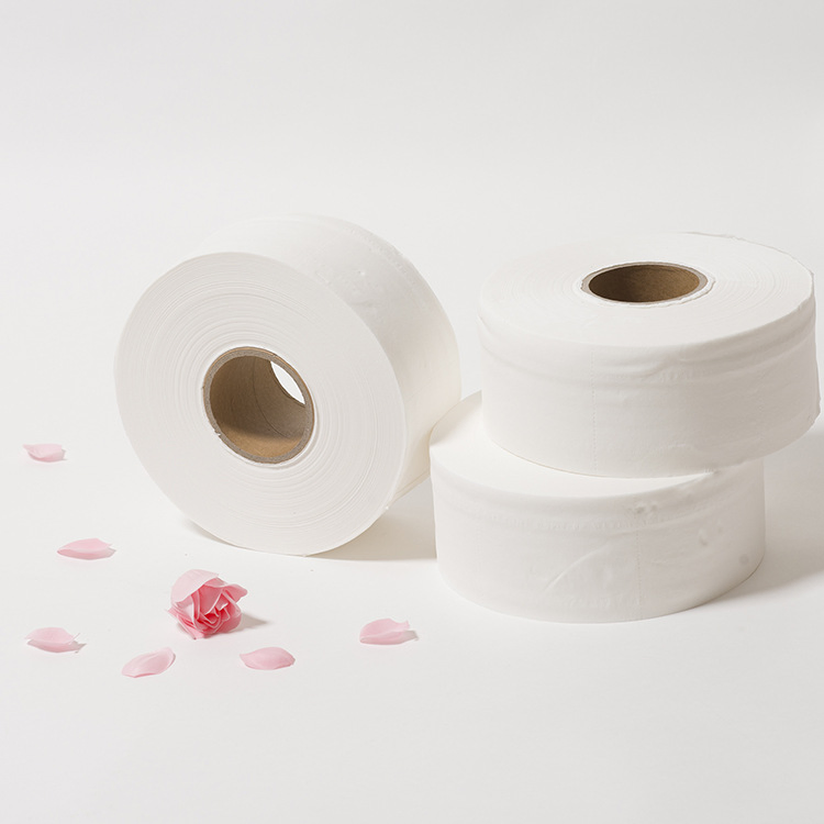 2ply White Jumbo Tissue Roll Towels for Toilet Jumbo Paper Roll