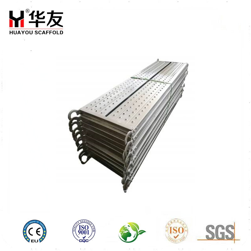 Hot Sale Galvanized Scaffolding Steel Staircase with Hook Step Ladder
