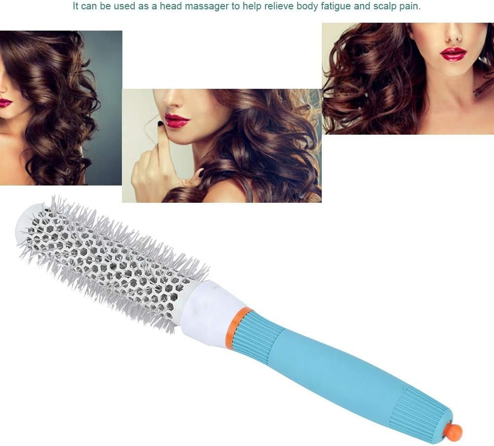 Round Barrel Hair Brush Heat Styling and Salon Antistatic Bristle for Blow Drying Thermal Detangling Brush