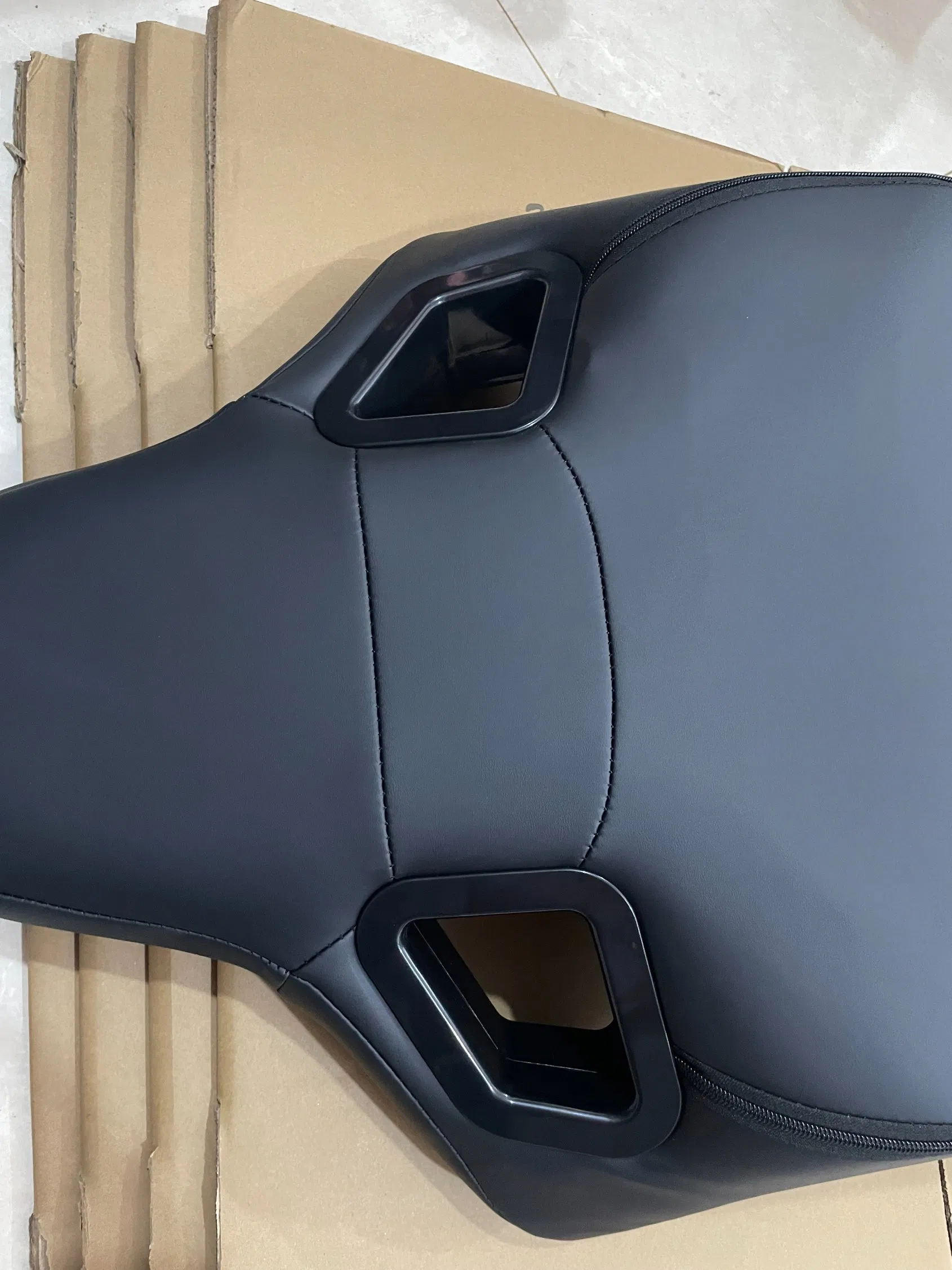 Универсальное гоночное сиденье с регулировкой, черное, карбон.