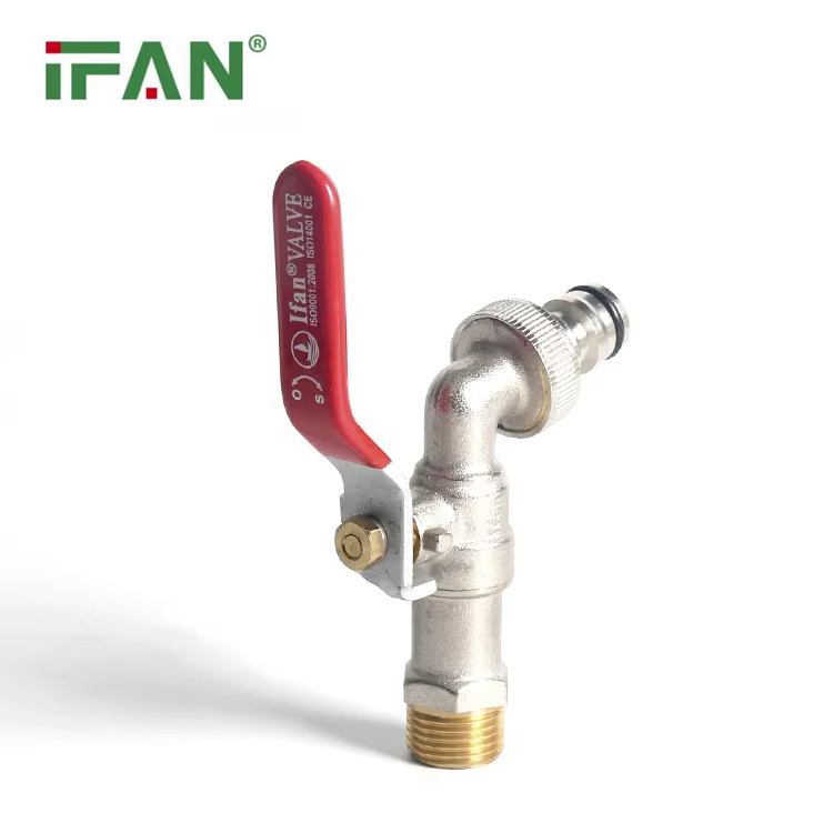 Латунный садовый кран Ifan 1/2"-1"