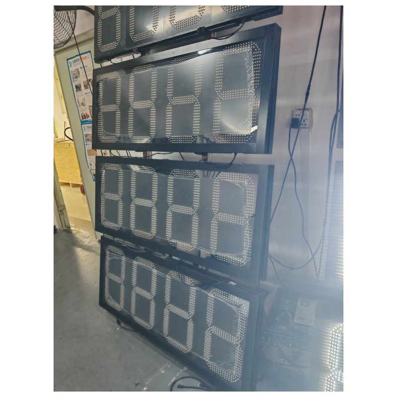 8"10"12"16"18"24" Red LED Petrol / Fuel / Oil Price Signs Oil Station 7 Segment Display with Remote Gas Price LED Sign