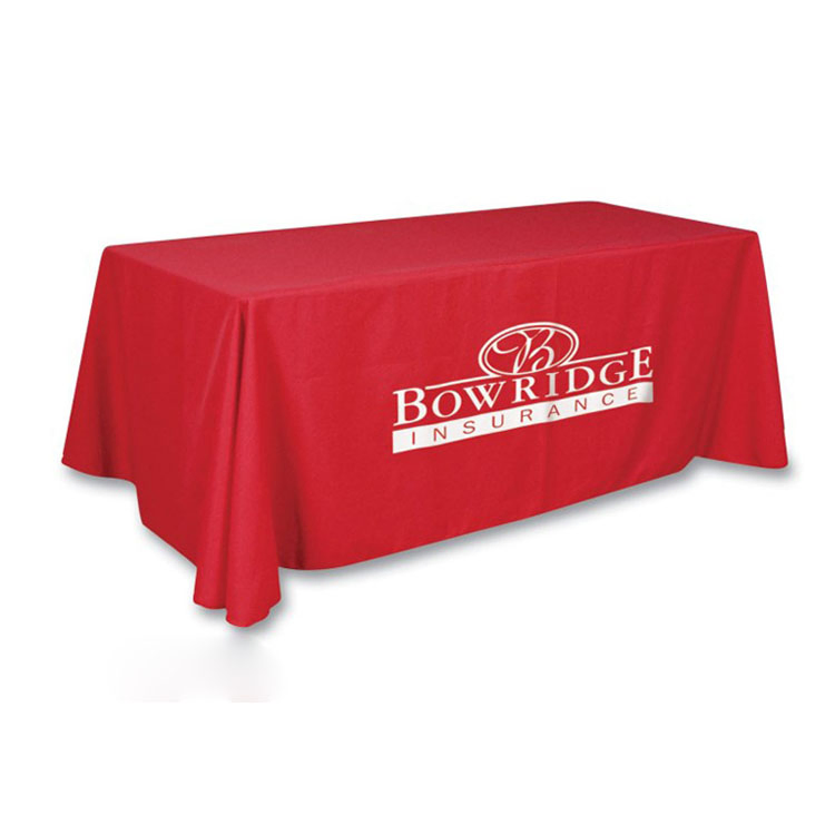 Promotional Item Custom Advertising Logo Rectangle Table Cloth Cover Wedding Table Cloths for Events Table Cloth