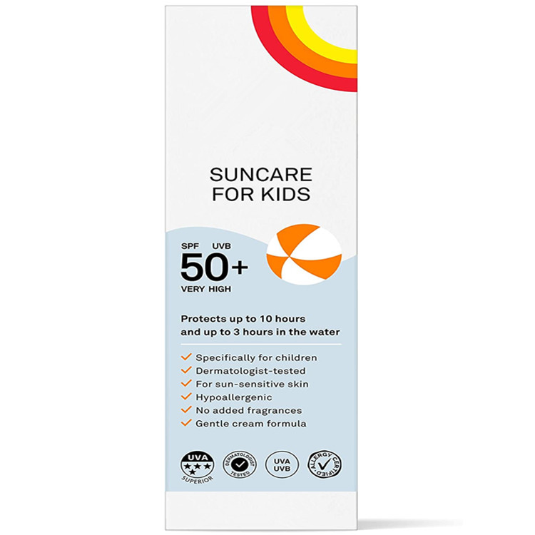 Wholesale Private Label Lasting Protection Sunscreen for Kids SPF50