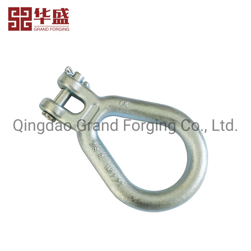 Hot Forging Galvanized Forged Steel 13-8′ ′ 10-8′ ′ 7/8-8′ ′ Clevis Pear Shape Link
