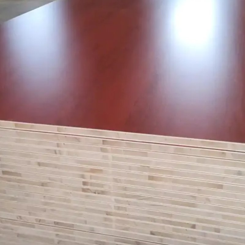 1220*2440mm Furniture or Decoration Hardwood Core Melamine Paper Faced Block Board