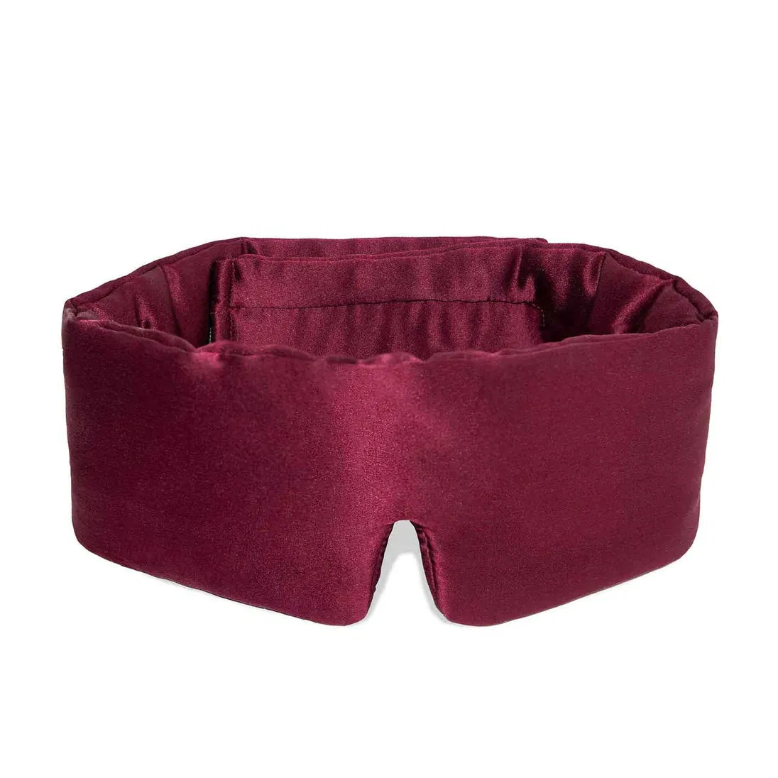 Hot Sell Custom Logo Adjustable Wide Band Sleep Mask Light Weighted 100% Real Silk Eye Mask Sleep