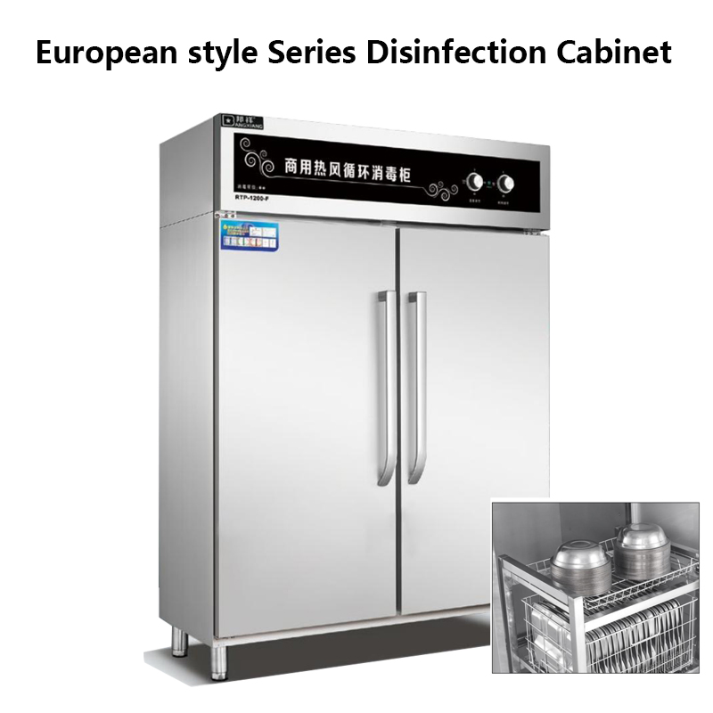 European Style Commercial Ozone Disinfection Cabinet for File/Dishes/Cups Sterilization