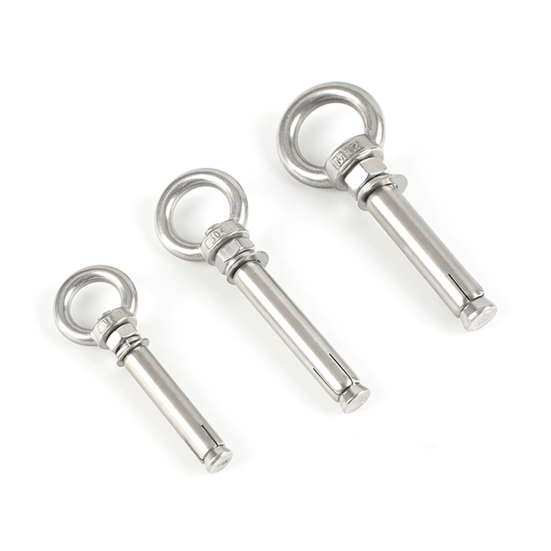 Heavy Duty Chrome Steel Concrete Expansion Bolt Lifting Eye Bolt Hook Anchor