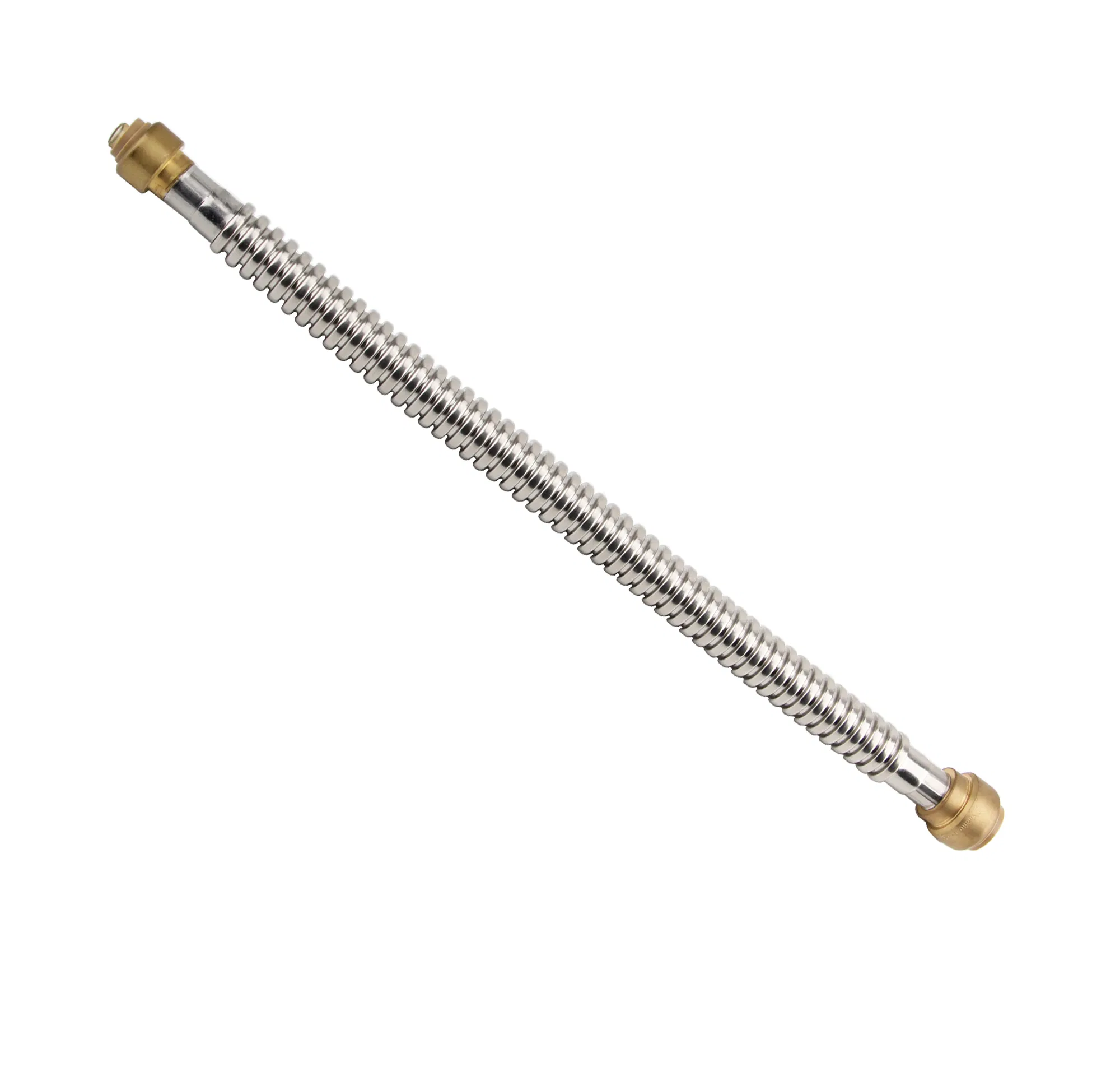 Stainless Steel Corrugated Connector, Push-Fit X Push-Fit