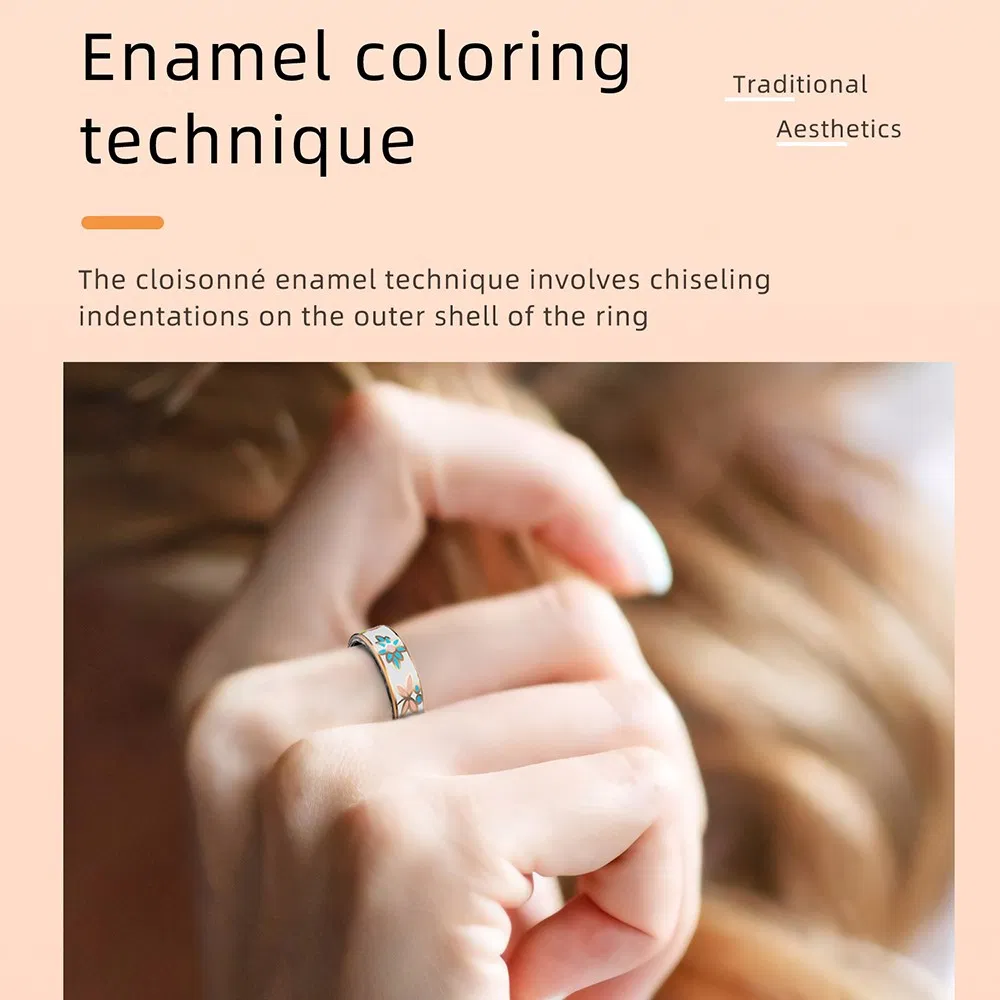 Умное кольцо R18 Enamel с мониторингом здоровья