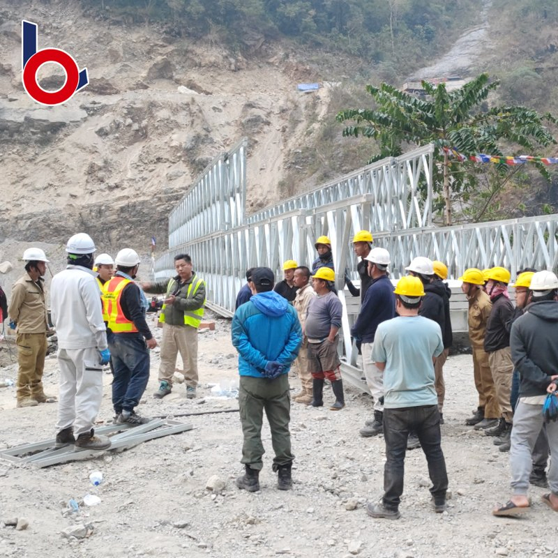 High Performance Precision Steel Structure Bridge End Plate for Bailey Bridge
