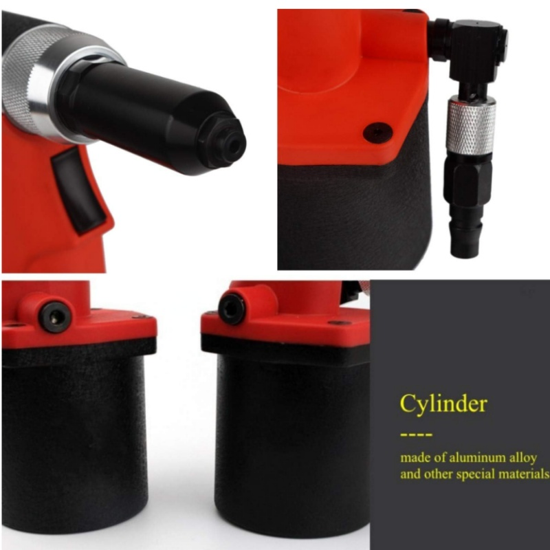 Пневмогидравлическая заклепочная машина с 4 насадками