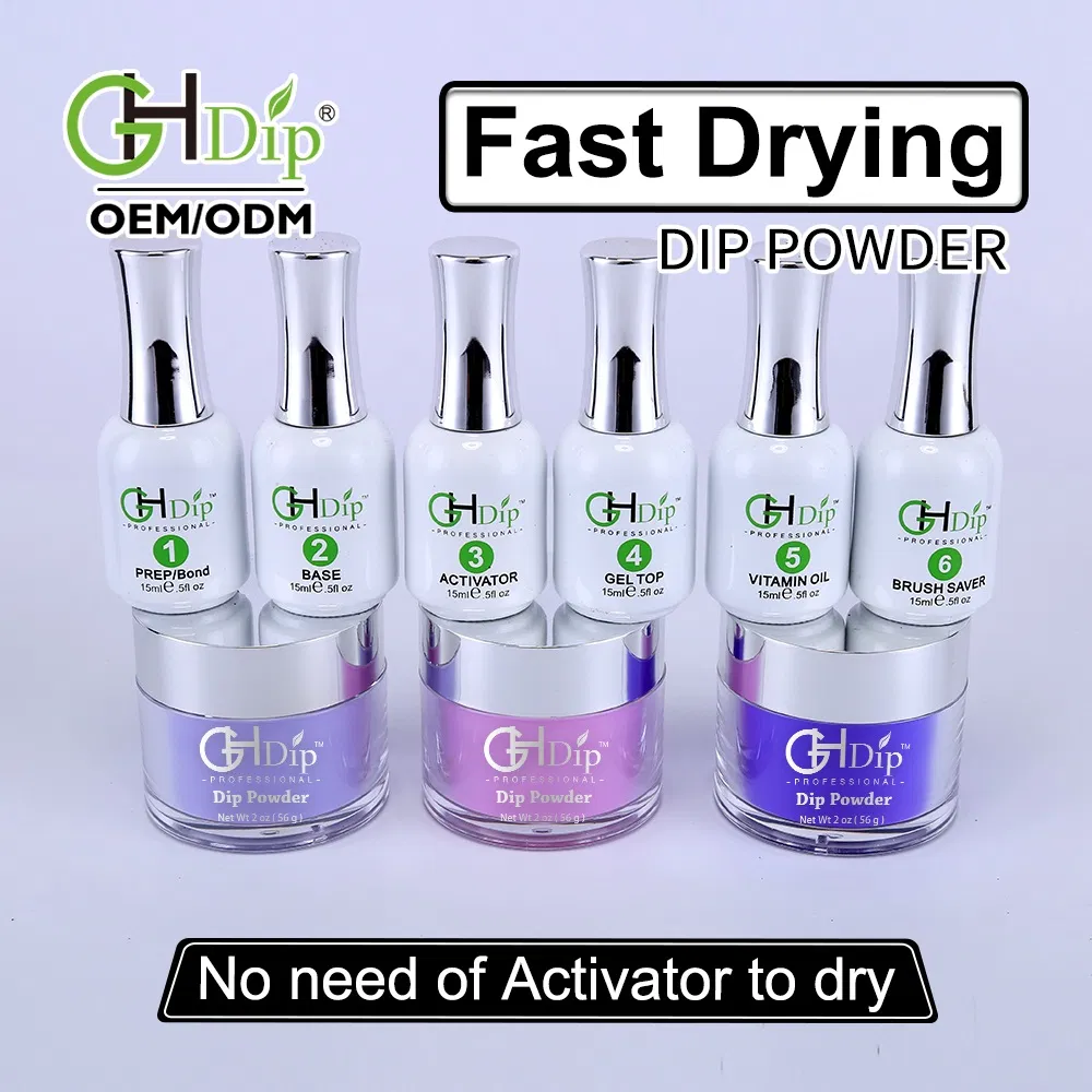 2019 New Trend Fast Drying Nail Dipping Powder Gelous Colors for Quick DIP Nails Art